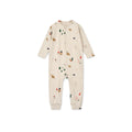 Pyjama Salopette en Coton Biologique Imprimé avec Boutons Pression et Sac en Tissu Assorti pour Bébés et Tout-Peters