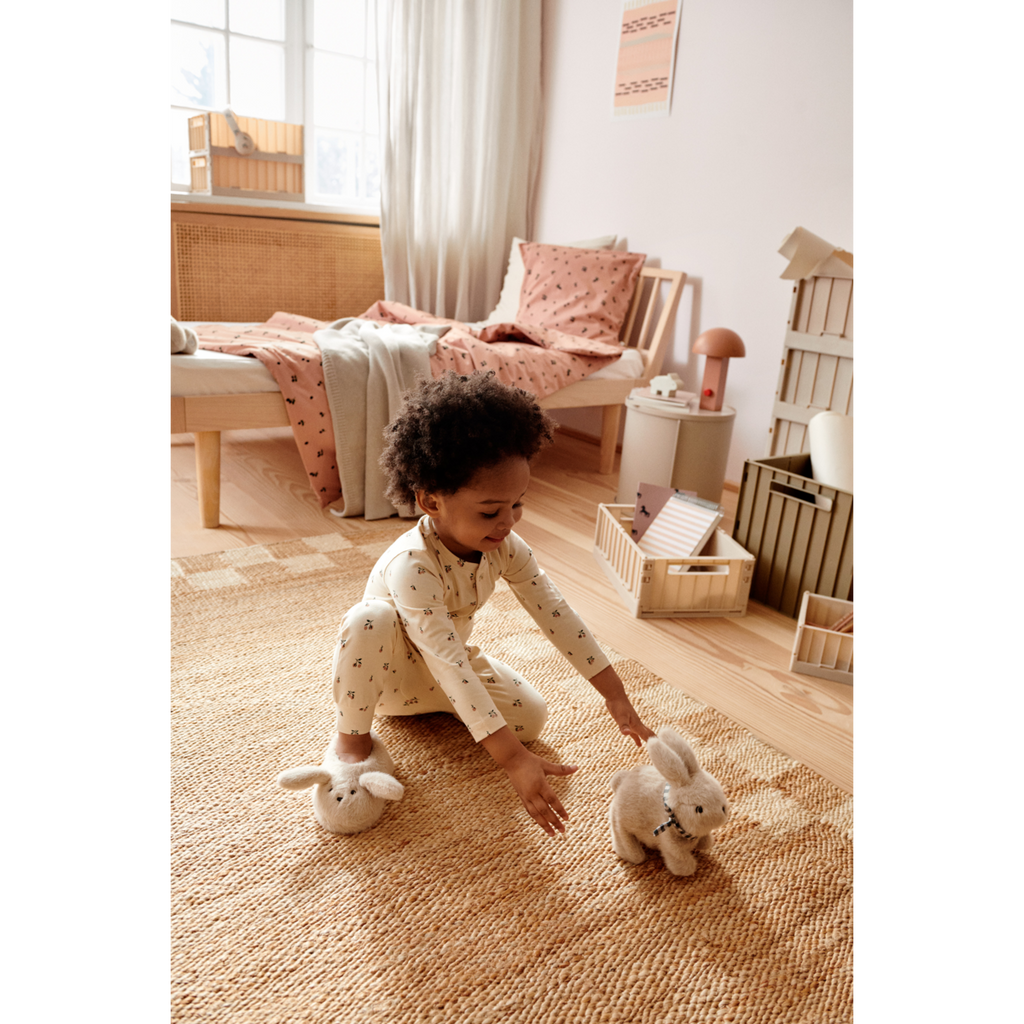 Grenouillère Pyjama Coton Bio Imprimé Coquillage Pêche Doux avec Boutons Pression et Sac Cadeau en Tissu pour Bébés et Tout-Petits