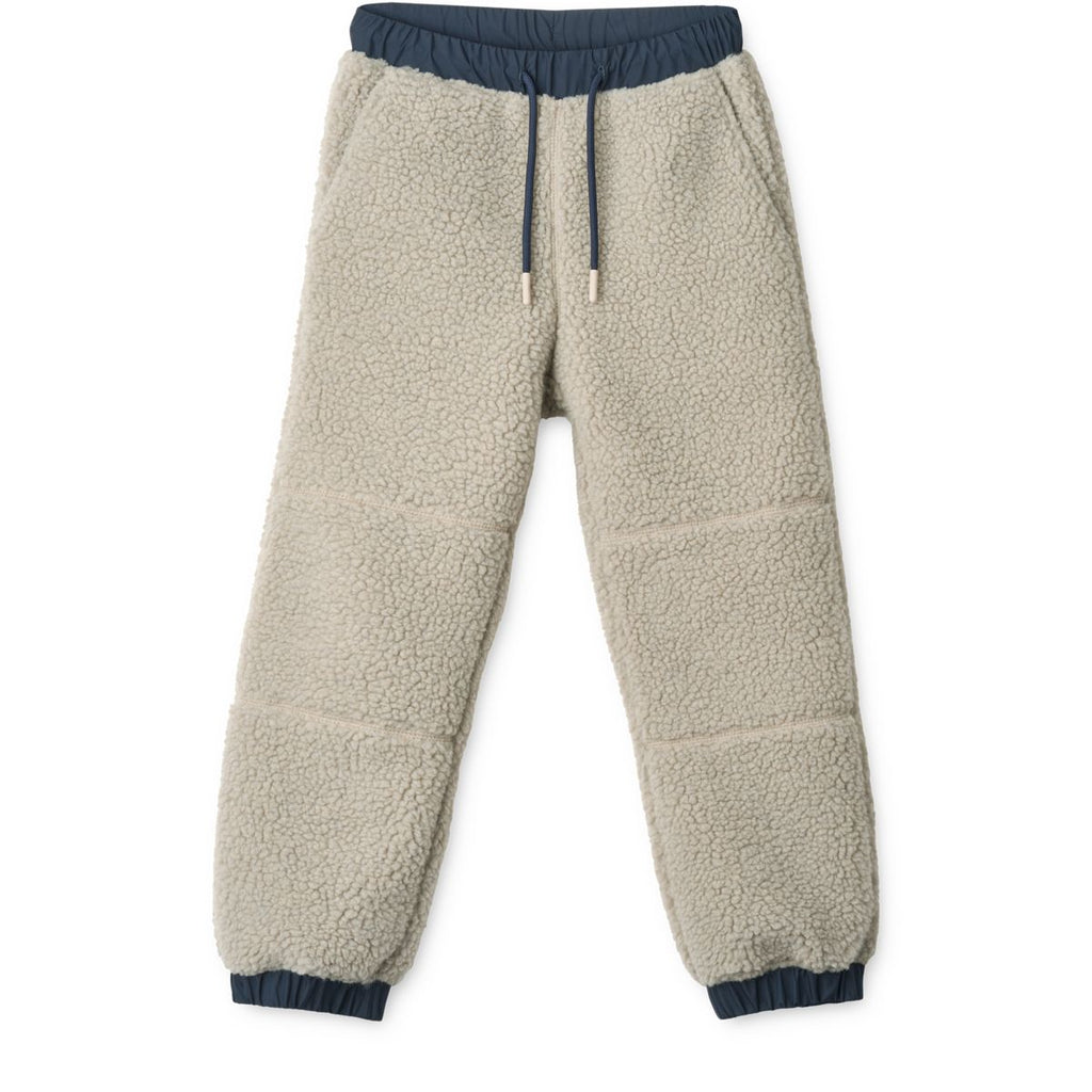 Pantalon de jogging Cool Mist en molleton de polyester recyclé avec taille élastiquée et surpiqûres contrastantes pour les journées fraîches en extérieur