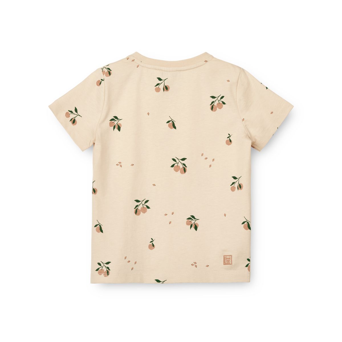 T-shirt à manches courtes en coton biologique avec imprimé coquillages pêche décontracté et col ras du cou classique pour les tenues quotidiennes des enfants