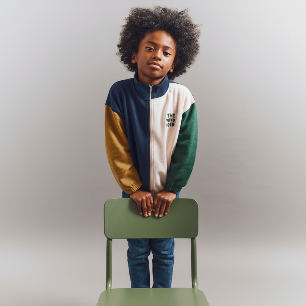 Colorblock Kids Jacket 1:1